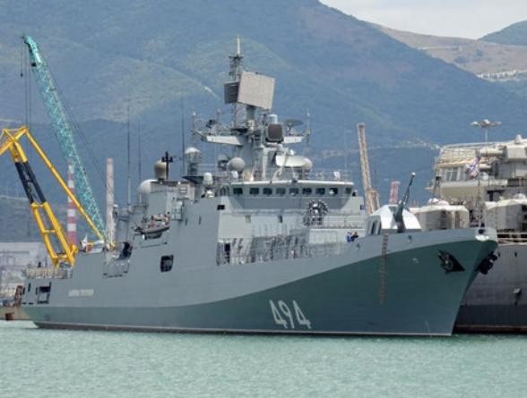 Ngày 7/4/2017, tàu khu trục Đô đốc Grigorovich RFS-494 hải quân Nga đã