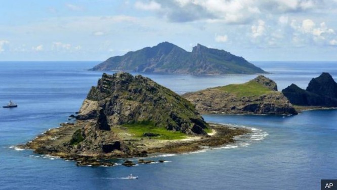 Nhóm đảo Senkaku. Ảnh: AP.