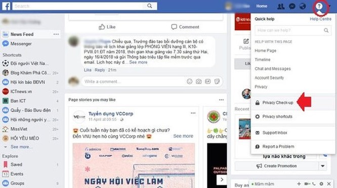 Hướng dẫn sử dụng công cụ rà soát mức độ riêng tư mới của Facebook ảnh 1