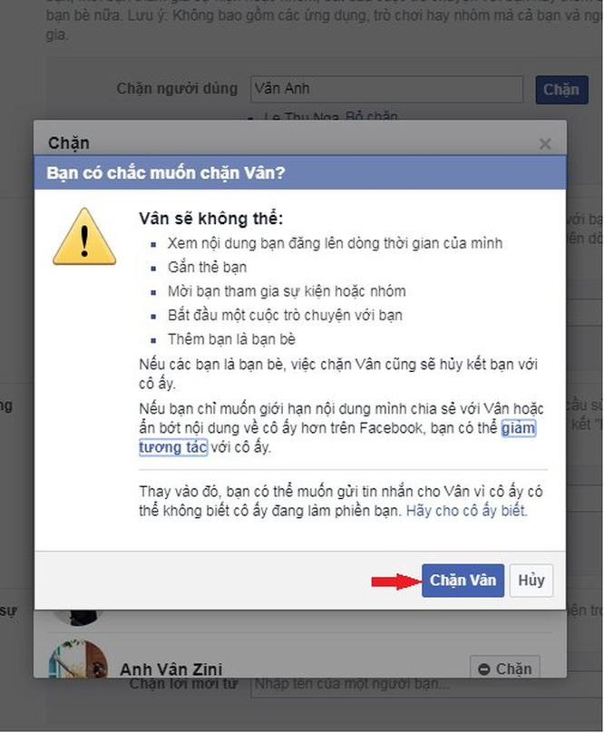 Cách chặn Facebook người đã chặn Facebook mình ảnh 4