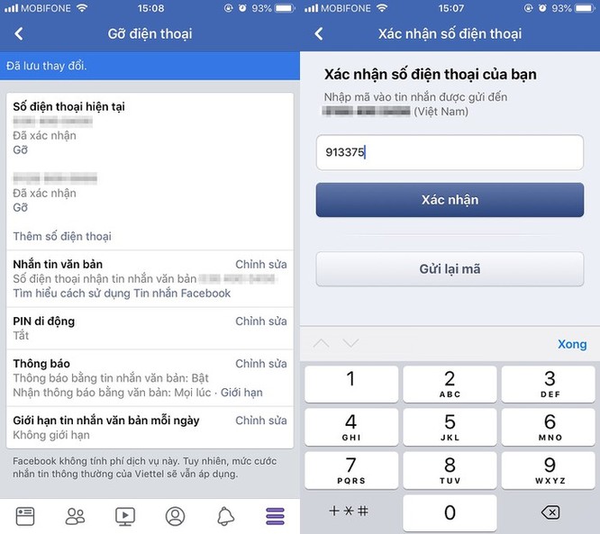 Cách đổi số điện thoại 11 số trên Facebook ảnh 2