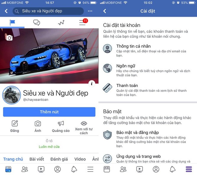 Cách đổi số điện thoại 11 số trên Facebook ảnh 1