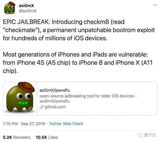 Phát hiện lỗ hổng cho phép jailbreak iPhone 4S đến iPhone X vĩnh viễn, Apple không thể vá được? ảnh 1