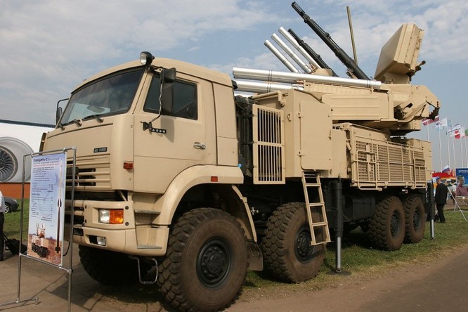 Hệ thống phòng không tầm gần Pantsir của Nga