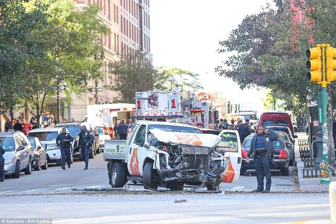 Hiện trường vụ khủng bố ở New York