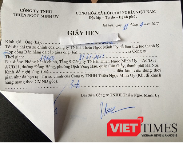 Hội viên Thiên Ngọc Minh uy lo lắng khi công ty ngừng hoạt động ảnh 2