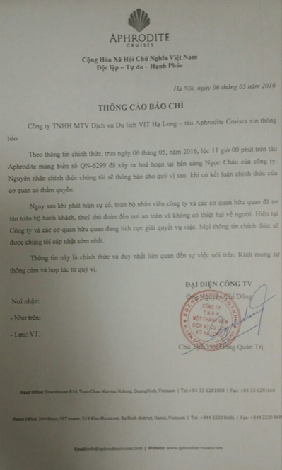 Diễn biến mới nhất vụ cháy tàu 5 sao ở Tuần Châu ảnh 1