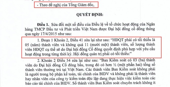 BIDV tổ chức Đại hội cổ đông bất thường liệu có… bất thường? ảnh 2