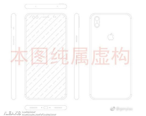 Rò rỉ bản vẽ nghi là iPhone 8 với camera kép nằm dọc ảnh 1