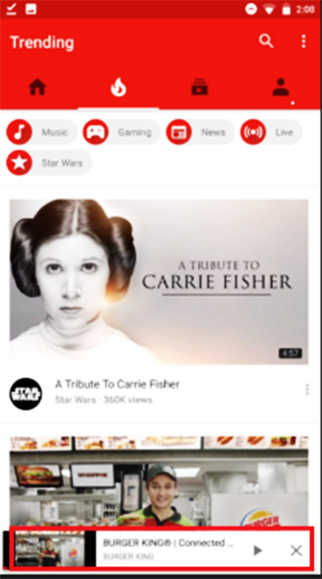 YouTube cho Android thay đổi giao diện mới ảnh 1