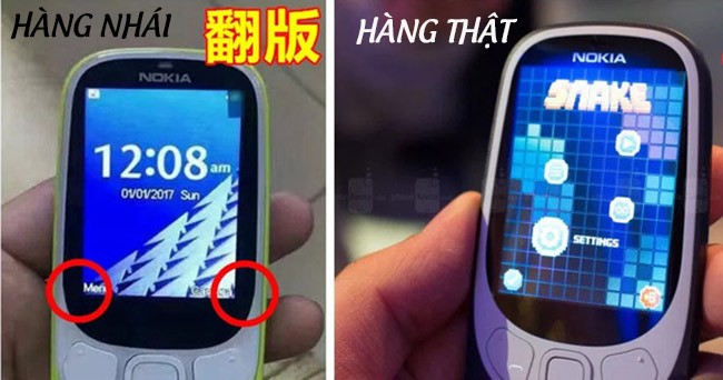 Nokia 3310 chưa lên kệ nhưng hàng nhái đã tràn lan ảnh 1