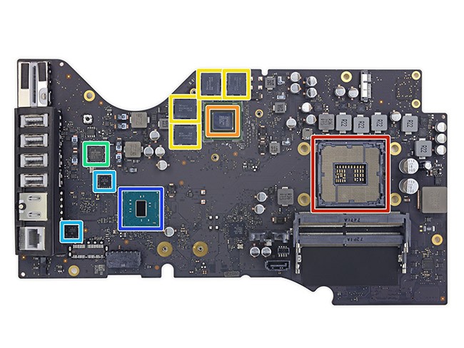 “Mổ bụng” iMac 2017 màn hình 21,5 inch Retina 4K ảnh 15