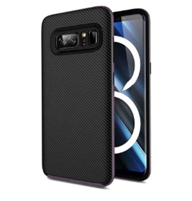 Ốp lưng Note 8 hé lộ màn hình lớn, máy quét vân tay ở mặt lưng ảnh 1