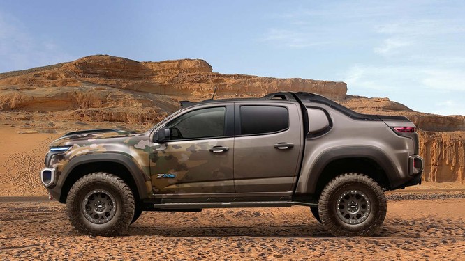 Chevrolet Colorado ZH2 concept: Xe “tàng hình” của Quân đội Mỹ ảnh 2