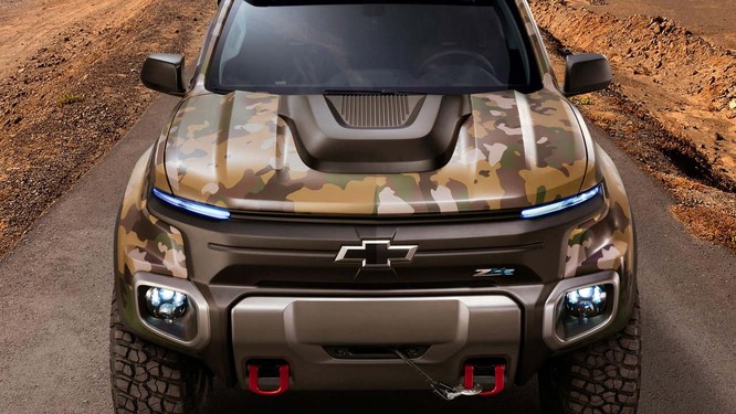 Chevrolet Colorado ZH2 concept: Xe “tàng hình” của Quân đội Mỹ ảnh 3