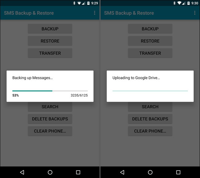 Backup tin nhắn SMS vào email, Dropbox, Google Drive ảnh 10