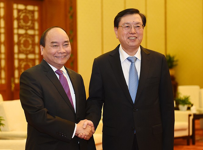 Thủ tướng Nguyễn Xuân Phúc hội đàm với nhiều lãnh đạo cấp cao Trung Quốc tại Bắc Kinh ảnh 1