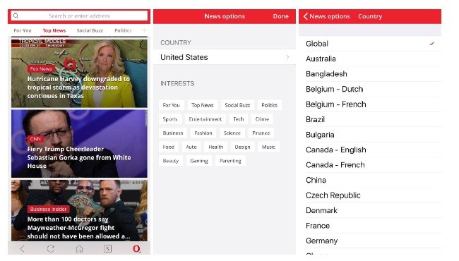 Opera Mini cho iOS "lột xác" trước ngày ra mắt iPhone 8 ảnh 1