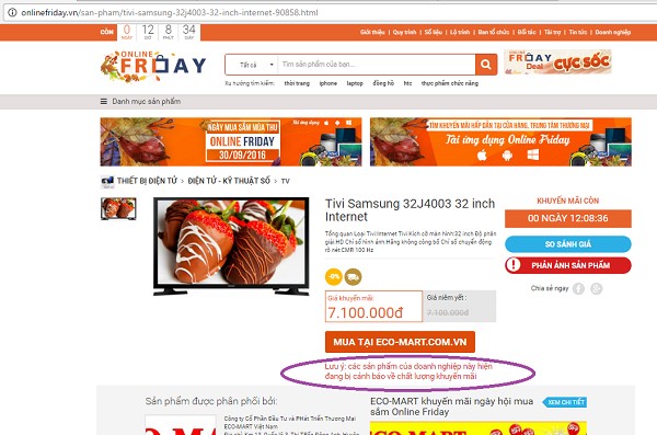 170 tỷ đồng doanh thu trong ngày mua sắm mùa thu Online Friday 2016 ảnh 1