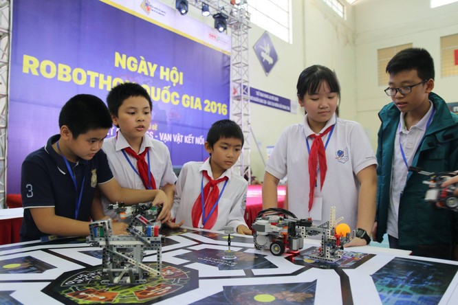 65 đội “kỹ sư robot” nhí giành vé dự thi quốc tế tại Malaysia ảnh 6