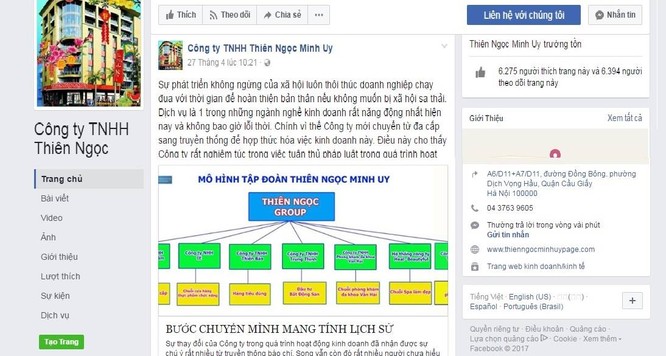 1. Mô hình kinh doanh mới mà TNMU công bố trên Fanpage