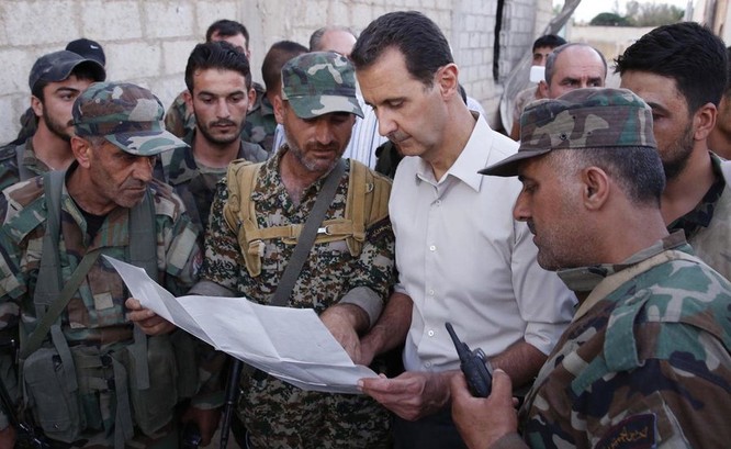Mỹ đang ngăn đội quân ủng hộ chế độ tổng thống Assad tiến quân trên chính vùng đất của họ.