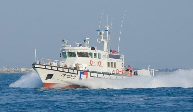 Tàu tuần duyên PP-10052 của Lực lượng tuần duyên Đài Loan. Ảnh: UDN.