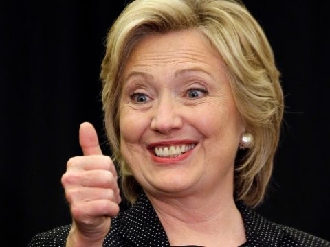 Bà Hillary Clinton.