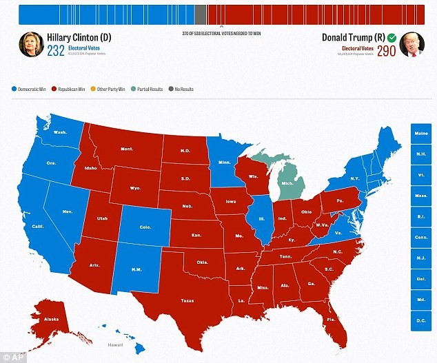 Hillary Clinton dẫn trước 1,7 triệu phiếu phổ thông, nhóm đại cử tri mưu lật Donald Trump ảnh 1