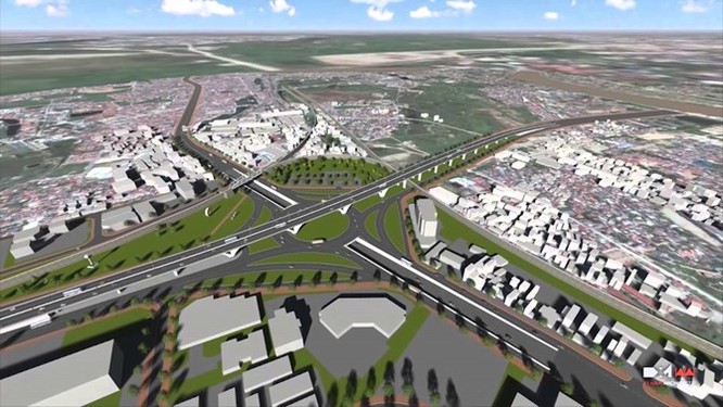 Soi tiến độ 3 dự án giao thông nghìn tỷ của Hà Nội ảnh 1