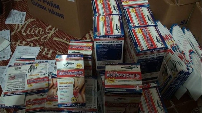Các sản phẩm bị thu giữ