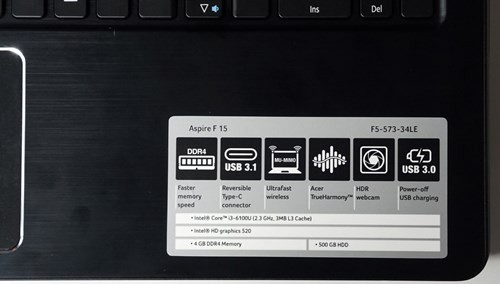 Acer Aspire F5 phiên bản 2016 – Định nghĩa mới cho laptop sinh viên ảnh 2
