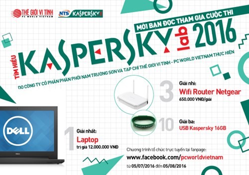 Khởi động Cuộc thi Tìm hiểu Kaspersky 2016 ảnh 1