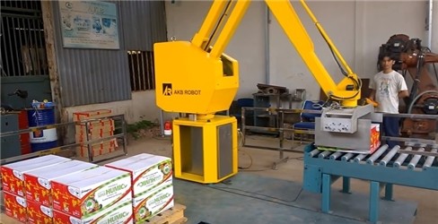 Robot bốc xếp hàng lên pallet ảnh 4