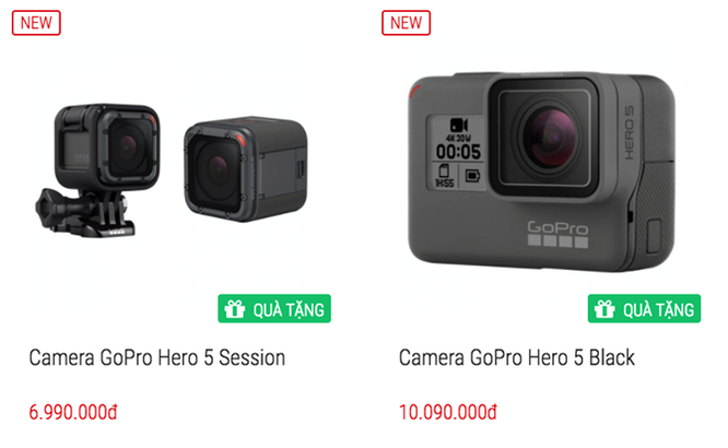 GoPro Hero 5 lên kệ Việt ngày 30/10 giá từ 7 triệu ảnh 1