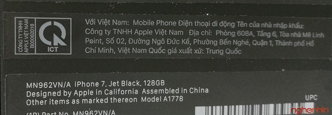 Mở hộp iPhone 7 series chính hãng tại Việt Nam ảnh 2