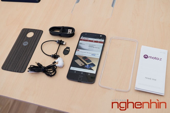 Xem kỹ smartphone Moto Z vừa lên kệ Việt giá 16 triệu ảnh 18