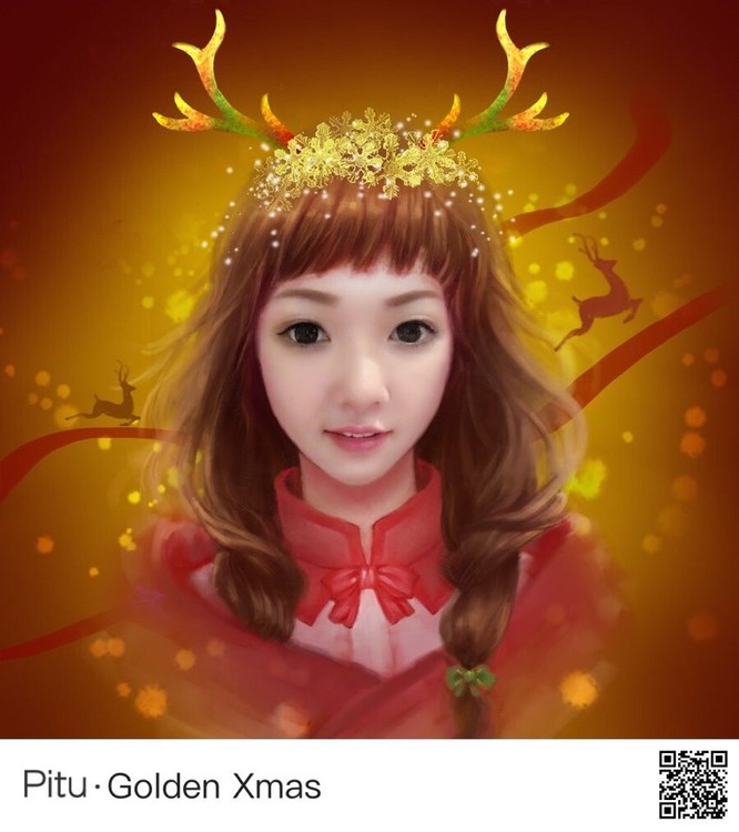 Phát sốt hóa thành ‘Bà già Noel’ với ứng dụng hot Pitu ảnh 5