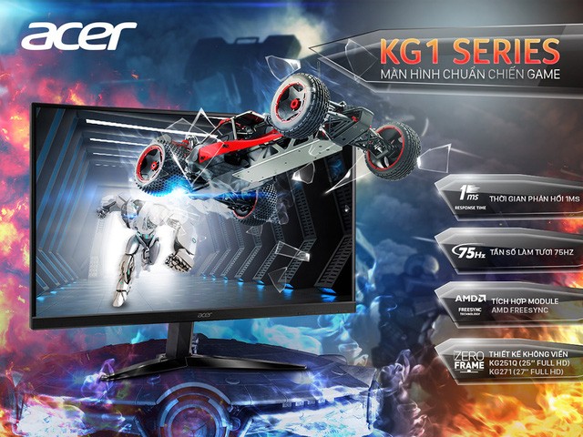 4 lý do khiến game thủ đích thực không thể bỏ qua LCD Acer KG1 Series ảnh 1