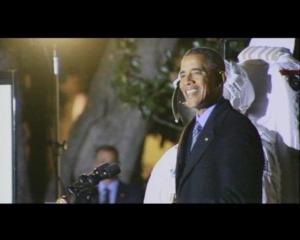Tổng thống Obama hào hứng ngắm sao cùng Nhà Trắng ảnh 5