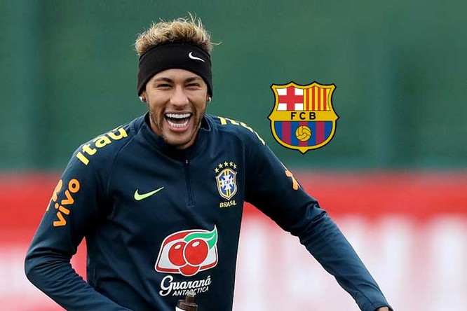 Neymar Jr ở vị trí số 9 