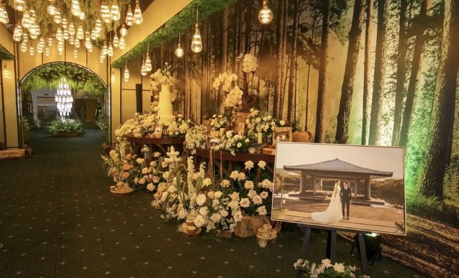 Toàn cảnh đám cưới triệu đô của Đàm Thu Trang và Cường Đô La ảnh 6