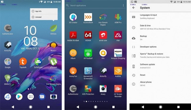 Sony Xperia XZ Premium chính thức “lên đời” phiên bản Android 8.0 ảnh 1