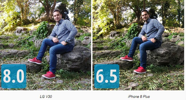 So sánh camera “thần thánh” của Galaxy Note 8, LG V30, HTC U11 và iPhone 8 Plus ảnh 7