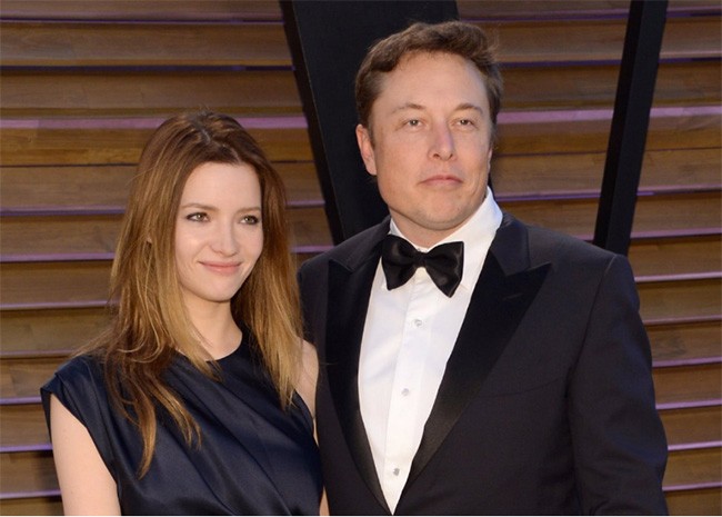 Elon Musk và Talulah Riley. Evan Agostini / Ảnh AP