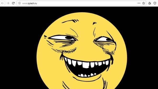 Hacker đã để lại khuôn mặt cười Yoba trên trang chủ của SyTech