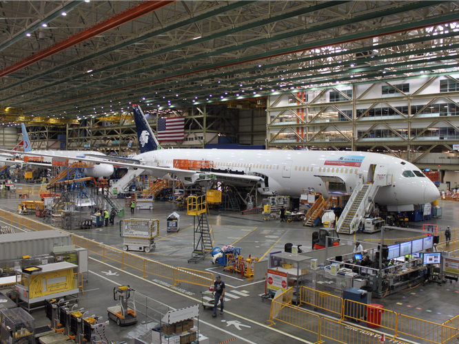 Ghé thăm nhà máy sản xuất máy bay Boeing tại Mỹ ảnh 1