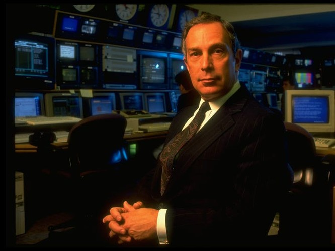 Bloomberg trong văn phòng năm 1992 (Nguồn: Business Insider)
