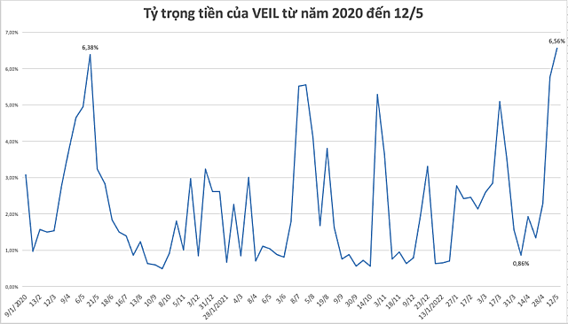 VEIL tiếp tục nâng lượng tiền mặt lên cao nhất từ năm 2020 ảnh 1