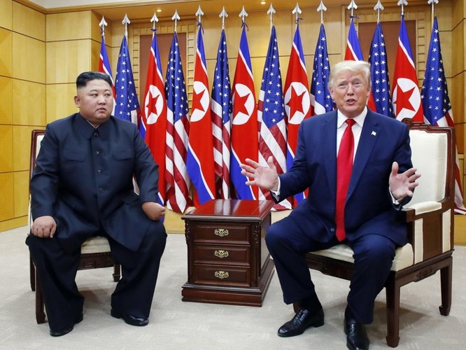 Hình ảnh cuộc gặp lịch sử Donald Trump – Kim Jong Un tại Khu phi quân sự Hàn – Triều ảnh 8